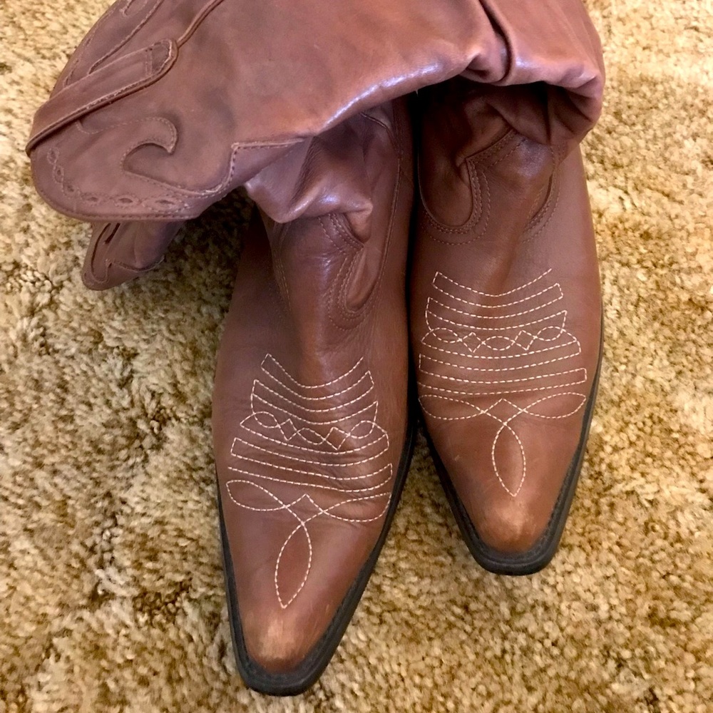 Tan Cowboy Boots